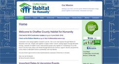 Desktop Screenshot of chaffeehabitat.org